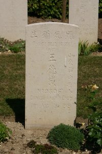 Tincourt New British Cemetery - Wang Te Sheng, 